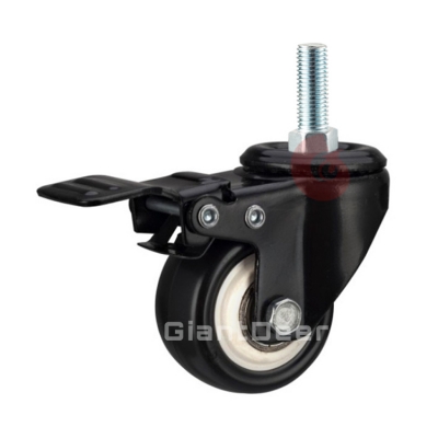 1.5 Inch 2 Inch 2.5 Inch Light Duty Swivel PVC Caster Wheel