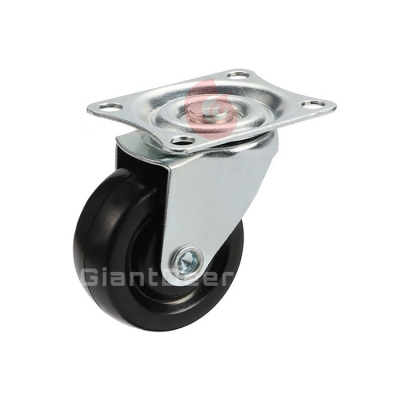 Light Duty Rubber Caster Wheel 1 Inch 1.25 Inch 1.5 Inch 2 Inch 2.5 Inch 3 Inch Fixed Caster