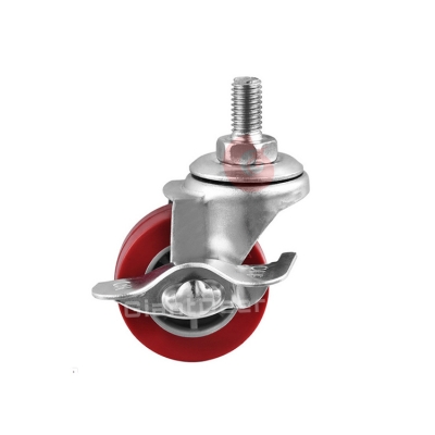 Light Duty 1Inch 1.25Inch 1.5Inch 2Inch 2.5Inch 3Inch Swivel PU Caster Wheel