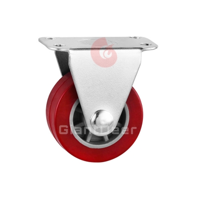 Light Duty 1Inch 1.25Inch 1.5Inch 2Inch 2.5Inch 3Inch Swivel PU Caster Wheel with Brake