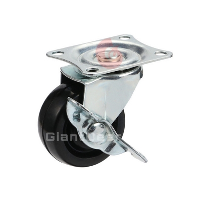 Light Duty Rubber Caster Wheel 1 Inch 1.25 Inch 1.5 Inch 2 Inch 2.5 Inch 3 Inch Swivel Caster