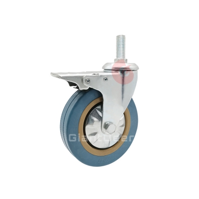 2 Inch 2.5 Inch 3 Inch 4 Inch 5 Inch Swivel PVC Caster Wheel with Brake