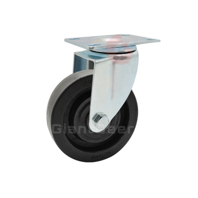 Medium Duty Nylon Caster 3 Inch 4 Inch 5 Inch Swivel High-Temperature Nylon Caster Wheel with Side Brake