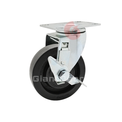 Medium Duty Nylon Caster 3 Inch 4 Inch 5 Inch Fixed High-Temperature Nylon Caster Wheel