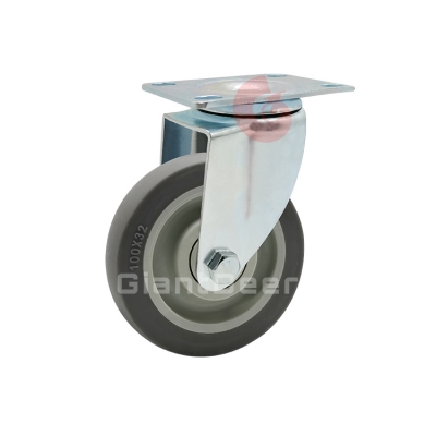 Medium Duty TPR Caster 3 Inch 4 Inch 5 Inch Swivel  TPR Castor Wheel