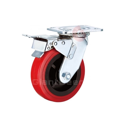 Heavy Duty PVC Caster 4 Inch 5 Inch 6 Inch 8 Inch Fixed PVC Caster Wheel