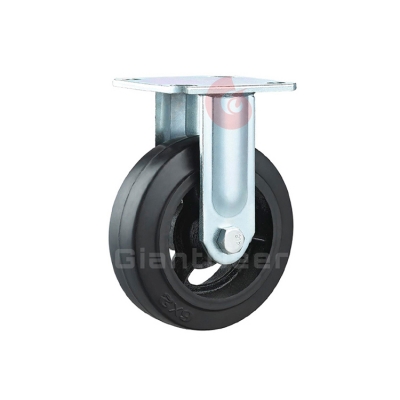 Heavy Duty Rubber Caster 4 Inch 5 Inch 6 Inch 8 Inch Swivel Iron Core Rubber Caster Wheel