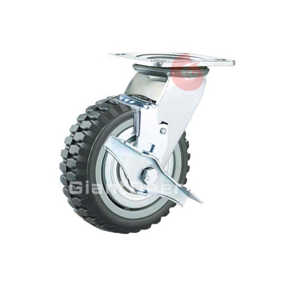 Heavy Duty PVC Caster 4 Inch 5 Inch 6 Inch 8 Inch Fixed PVC Caster Wheel