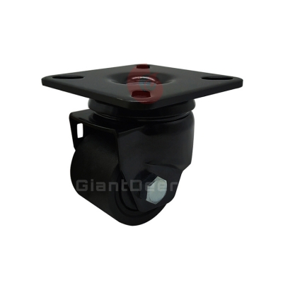 Low Profile Heavy Duty Caster 2 Inch 2.5 Inch 3 Inch Swivel Nylon Caster Wheel with Brake