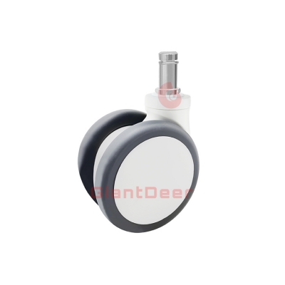 Medical Castor 3 Inch 4 Inch 5 Inch Silent Swivel Grip Ring Stem Hospital Medical TPR Bed Caster Wheel